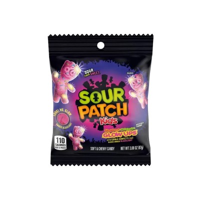 Sour Patch Kids Glow Ups - Caramelle gommose luminose 87g