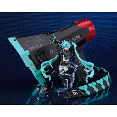 CHARACTER VOCAL SERIES 01 - Hatsune Miku Chuocho Tactical Craft Ver. Plamatea Plastic Model Kit 15 cm