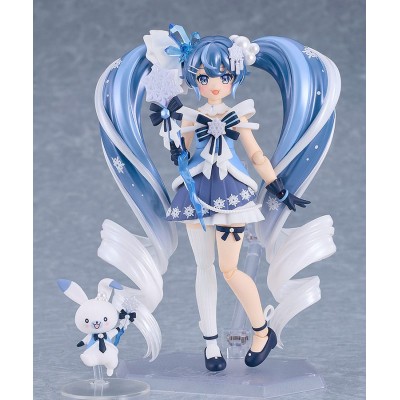 CHARACTER VOCAL SERIES 01 - Hatsune Miku Snow Miku Crystal Snow Ver. Figma Action Figure 13 cm