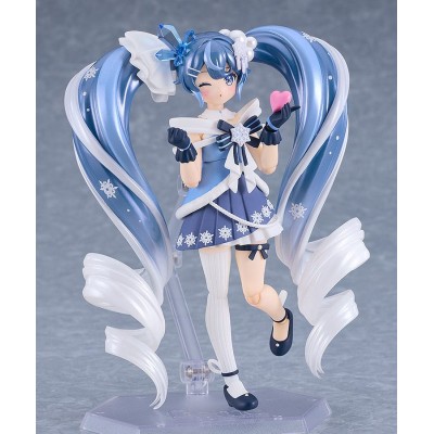 CHARACTER VOCAL SERIES 01 - Hatsune Miku Snow Miku Crystal Snow Ver. Figma Action Figure 13 cm