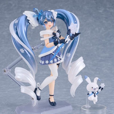 CHARACTER VOCAL SERIES 01 - Hatsune Miku Snow Miku Crystal Snow Ver. Figma Action Figure 13 cm