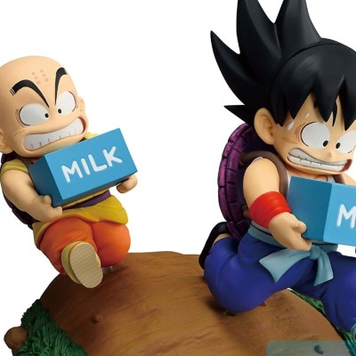 DRAGON BALL Z - Son Goku & Krillin Fantastic Adventure 2 Ichibansho Bandai PVC Figure 12 cm