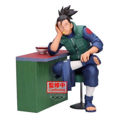 NARUTO 72 SERIES - Iruka Umino with ramen (Alternative version) Banpresto PVC Figure 13 cm
