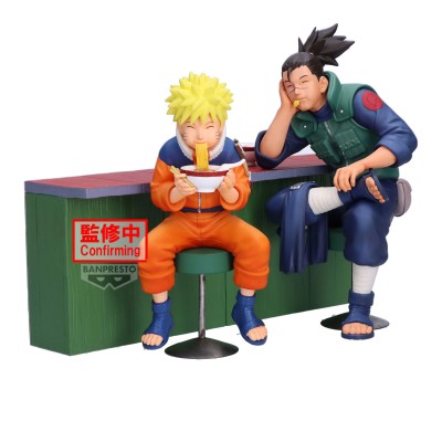 NARUTO 72 SERIES - Iruka Umino with ramen (Alternative version) Banpresto PVC Figure 13 cm