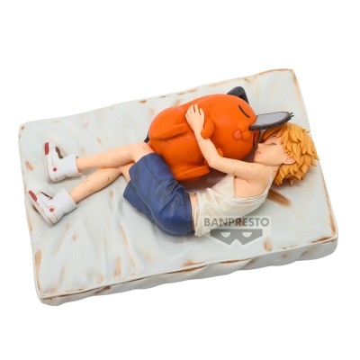 CHAINSAW MAN - Denji & Pochita Break Time Collection vol. 4 Banpresto PVC Figure 14 cm