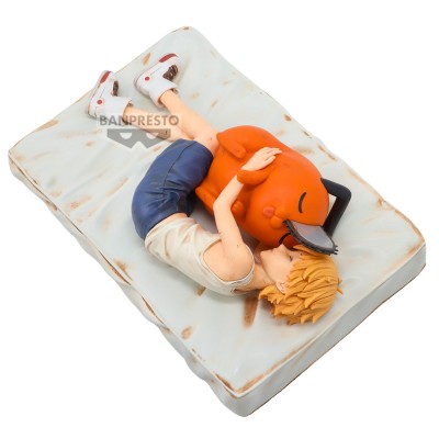 CHAINSAW MAN - Denji & Pochita Break Time Collection vol. 4 Banpresto PVC Figure 14 cm