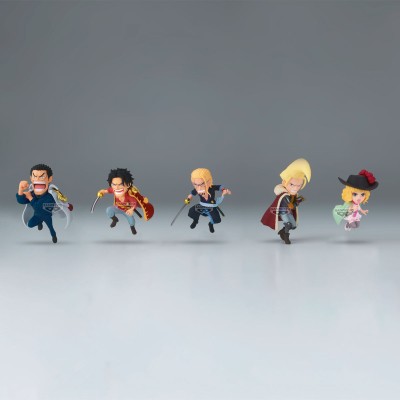ONE PIECE - God Valley Incident 1 World Collectable Figure Pacco Completo 5 cm
