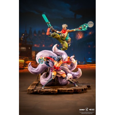LEAGUE OF LEGENDS - 2XKO Ekko & Ahri Diorama 1/10 Pure Arts PVC Figure 30 cm