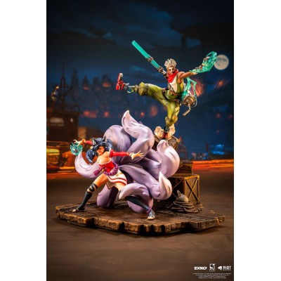 LEAGUE OF LEGENDS - 2XKO Ekko & Ahri Diorama 1/10 Pure Arts PVC Figure 30 cm