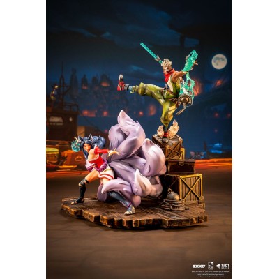 LEAGUE OF LEGENDS - 2XKO Ekko & Ahri Diorama 1/10 Pure Arts PVC Figure 30 cm