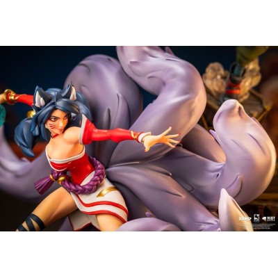 LEAGUE OF LEGENDS - 2XKO Ekko & Ahri Diorama 1/10 Pure Arts PVC Figure 30 cm