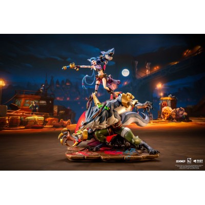LEAGUE OF LEGENDS - 2XKO Jinx & Warwick Diorama 1/10 Pure Arts PVC Figure 37 cm