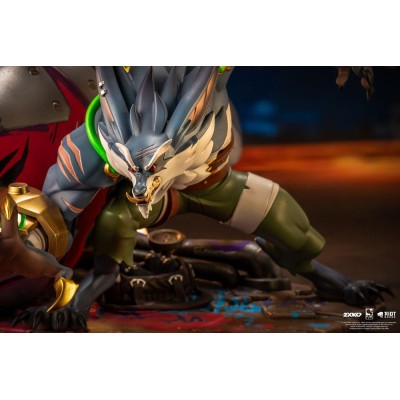 LEAGUE OF LEGENDS - 2XKO Jinx & Warwick Diorama 1/10 Pure Arts PVC Figure 37 cm