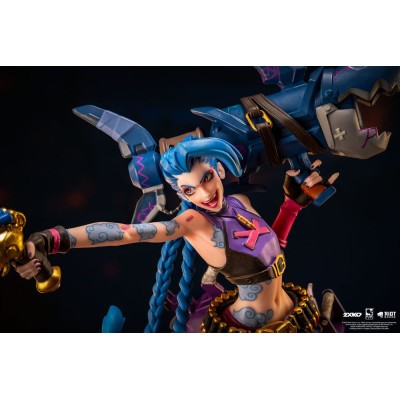 LEAGUE OF LEGENDS - 2XKO Jinx & Warwick Diorama 1/10 Pure Arts PVC Figure 37 cm
