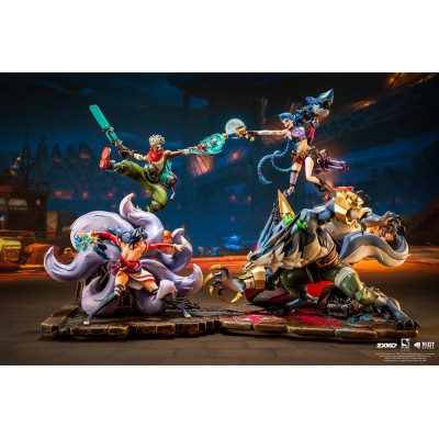 LEAGUE OF LEGENDS - 2XKO Jinx & Warwick Diorama 1/10 Pure Arts PVC Figure 37 cm