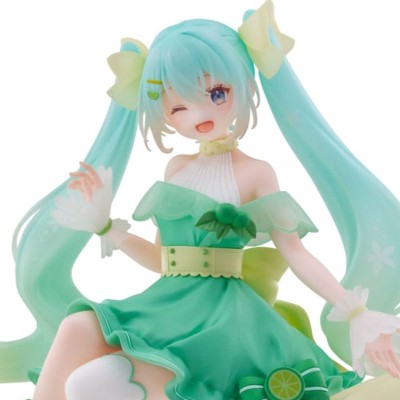 HATSUNE MIKU - Hatsune Miku Lime Ver. Noodle Stopper Furyu PVC Figure 14 cm