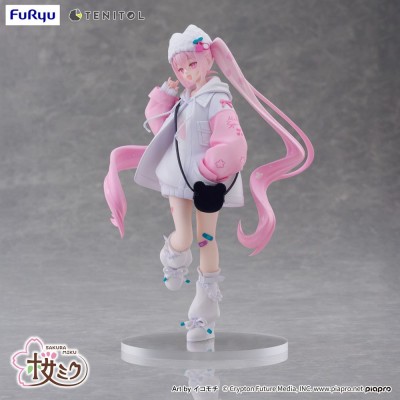 HATSUNE MIKU - Sakura Miku Cool Style [petit] Tenitol Furyu PVC Figure 19 cm