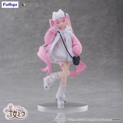 HATSUNE MIKU - Sakura Miku Cool Style [petit] Tenitol Furyu PVC Figure 19 cm