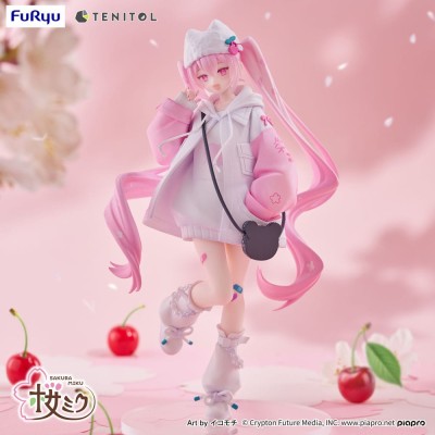 HATSUNE MIKU - Sakura Miku Cool Style [petit] Tenitol Furyu PVC Figure 19 cm