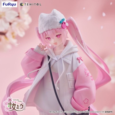 HATSUNE MIKU - Sakura Miku Cool Style [petit] Tenitol Furyu PVC Figure 19 cm