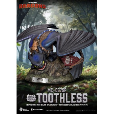 HOW TO TRAIN YOUR DRAGON - Toothless Master Craft Beast Kingdom Toys PVC Figure 38 cm