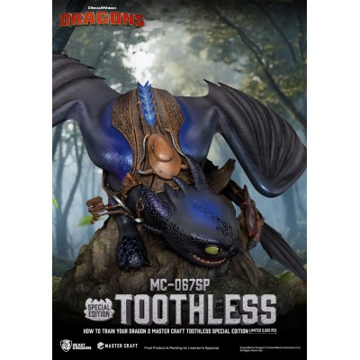 HOW TO TRAIN YOUR DRAGON - Toothless Master Craft Beast Kingdom Toys PVC Figure 38 cm