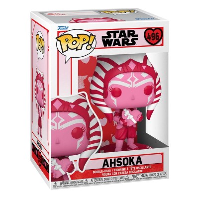 STAR WARS Valentines POP! Star Wars Vinyl Figure Ahsoka 9 cm 496