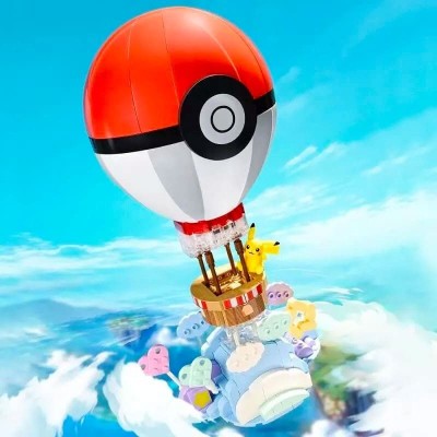 POKEMON - Pokeball Hot Air Balloon Keepplay Block