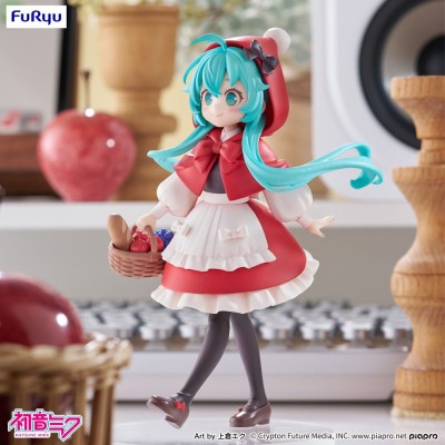 HATSUNE MIKU DESKTOP FAIRY - Hatsune Miku Little Red Riding Hood Ver. Furyu PVC Figure 16 cm