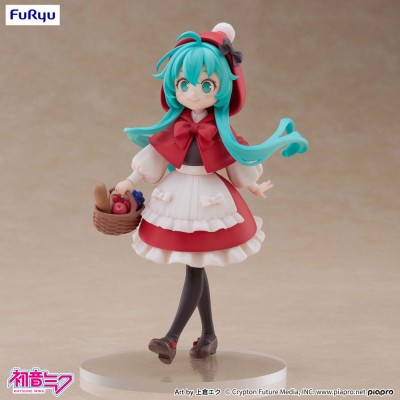 HATSUNE MIKU DESKTOP FAIRY - Hatsune Miku Little Red Riding Hood Ver. Furyu PVC Figure 16 cm