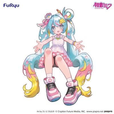 HATSUNE MIKU - Hatsune Miku 10th Anniversary Noodle Stopper Furyu PVC Figure 14 cm