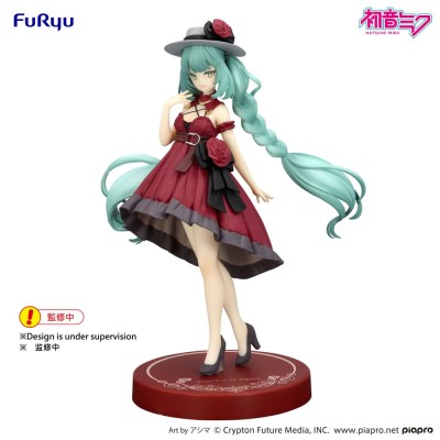 HATSUNE MIKU - Hatsune Miku Outing Dress Red Color Ver. Trio-Try-iT Furyu PVC Figure 19 cm