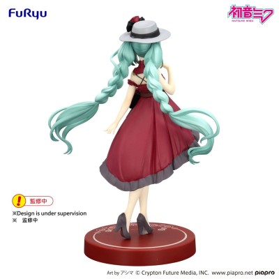 HATSUNE MIKU - Hatsune Miku Outing Dress Red Color Ver. Trio-Try-iT Furyu PVC Figure 19 cm