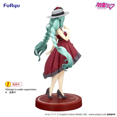 HATSUNE MIKU - Hatsune Miku Outing Dress Red Color Ver. Trio-Try-iT Furyu PVC Figure 19 cm