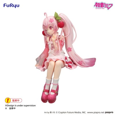 HATSUNE MIKU - Sakura Miku 2025 Wink Ver. Noodle Stopper Furyu PVC Figure 14 cm