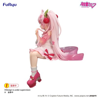 HATSUNE MIKU - Sakura Miku 2025 Wink Ver. Noodle Stopper Furyu PVC Figure 14 cm