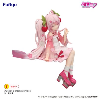 HATSUNE MIKU - Sakura Miku 2025 Wink Ver. Noodle Stopper Furyu PVC Figure 14 cm