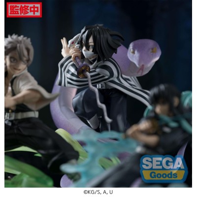 DEMON SLAYER: KIMETSU NO YAIBA - Obanai Iguro Hashira Training Arc Xross Link Anime Sega PVC Figure 14 cm