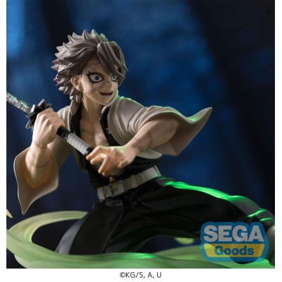 DEMON SLAYER: KIMETSU NO YAIBA - Sanemi Shinazugawa Hashira Training Arc Xross Link Anime Sega PVC Figure 12 cm