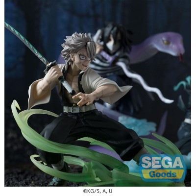 DEMON SLAYER: KIMETSU NO YAIBA - Sanemi Shinazugawa Hashira Training Arc Xross Link Anime Sega PVC Figure 12 cm