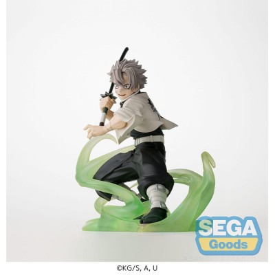 DEMON SLAYER: KIMETSU NO YAIBA - Sanemi Shinazugawa Hashira Training Arc Xross Link Anime Sega PVC Figure 12 cm