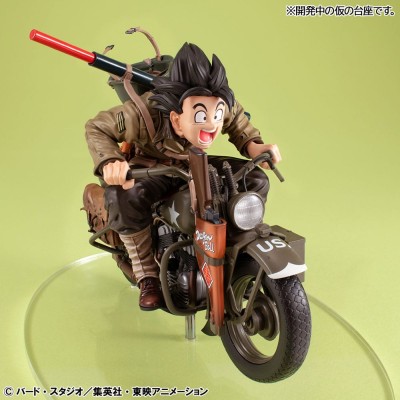 DRAGON BALL Z - Son Goku & Bike 05 Desktop Real McCoy Megahouse PVC Diorama 18 cm