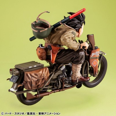 DRAGON BALL Z - Son Goku & Bike 05 Desktop Real McCoy Megahouse PVC Diorama 18 cm