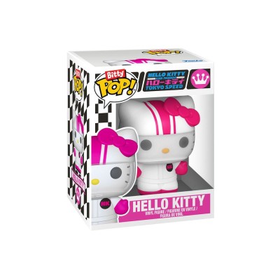 SANRIO - Racecar w/Hello Kitty  Bitty POP! Ride Vinyl Figure 2,5 cm