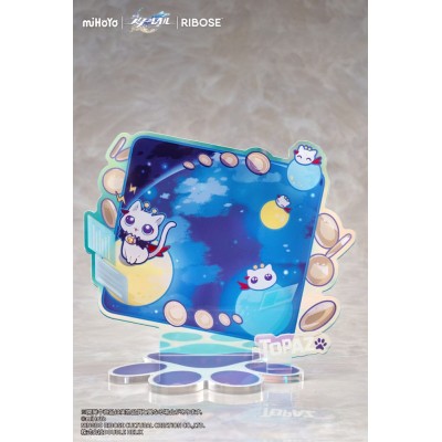 HONKAI: STAR RAIL - Topaz & Numby Ver. Rise Up Chibineko Series Ribose PVC Figure 18 cm