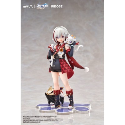 HONKAI: STAR RAIL - Topaz & Numby Ver. Rise Up Chibineko Series Ribose PVC Figure 18 cm