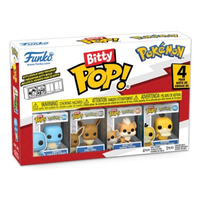 Pokémon Bitty POP! Vinyl Figure 4-Pack Series 4 2 cm
