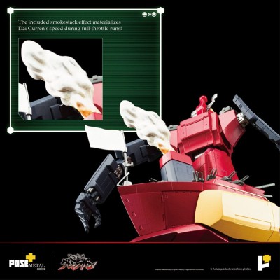 TENGEN TOPPA GURREN LAGANN - Dai-Gurren POSE+METAL series Art Storm PVC Figure 33 cm