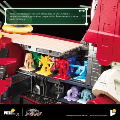 TENGEN TOPPA GURREN LAGANN - Dai-Gurren POSE+METAL series Art Storm PVC Figure 33 cm