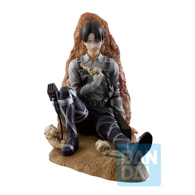 ATTACK ON TITAN - Levi Battle Of Heaven And Earth Ichibansho Bandai PVC Figure 11 cm